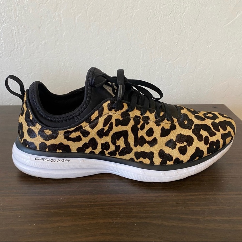 APL Leopard Techloom phantom sneaker calf hair